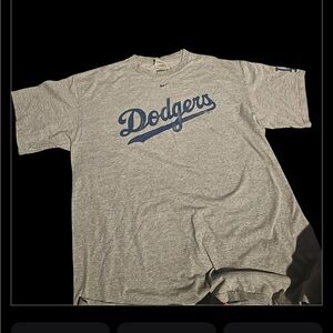 Nike Gray Dodgers Short Sleeve Tee